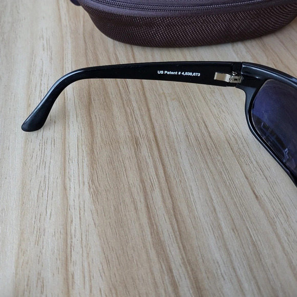 Maui Jim ONO  #MJ 127-02  Black Sunglasses , France + Case - Picture 9 of 9